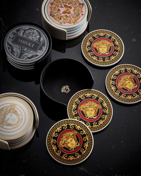 versace medusa coasters